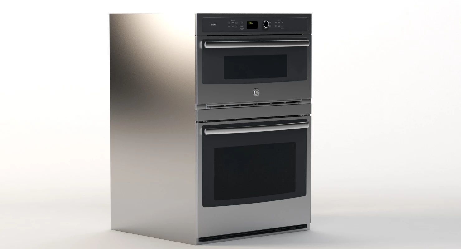 General Electric Pt9800shss 30 Convection Oven 3D model_1