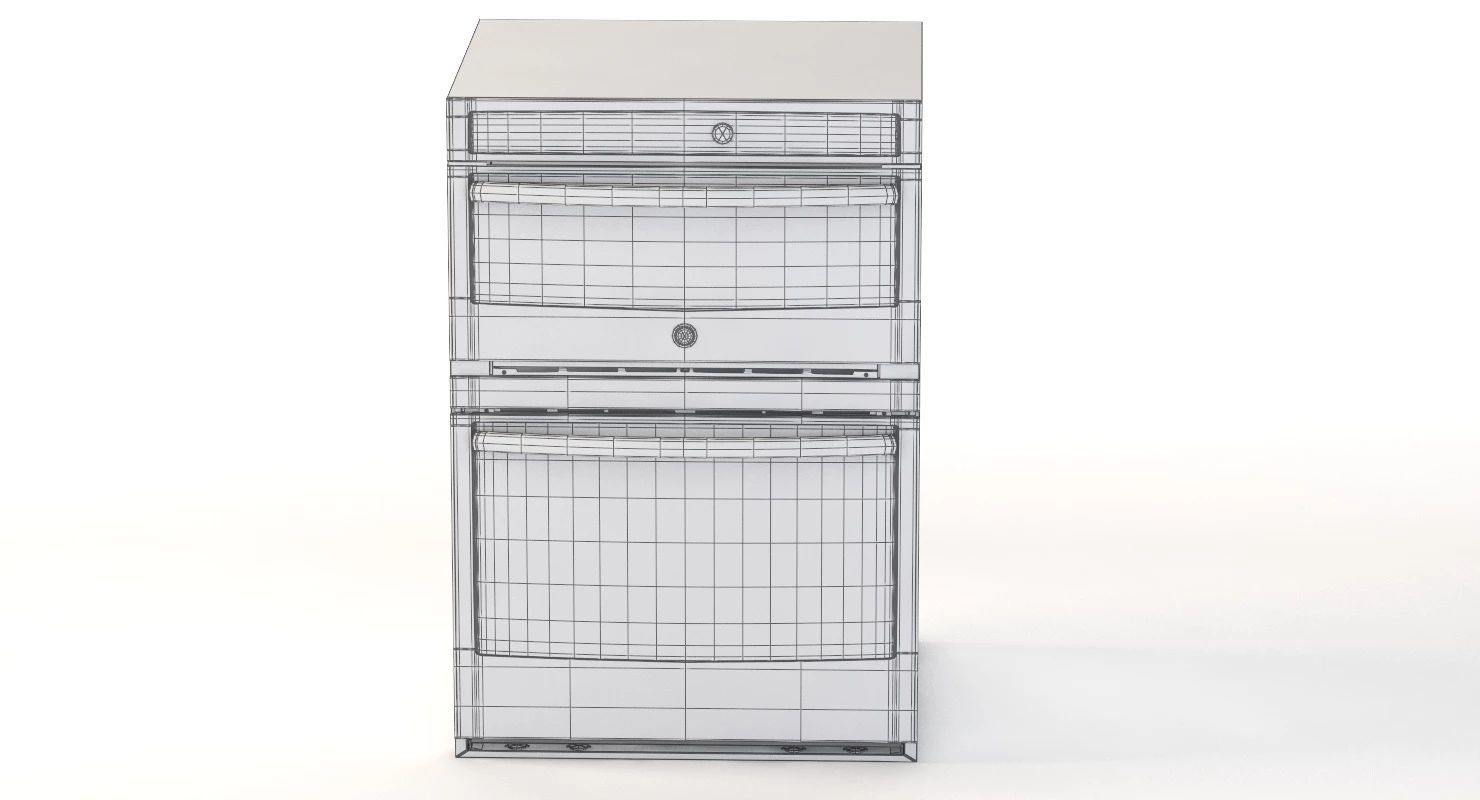 General Electric Pt9800shss 30 Convection Oven 3D model_8