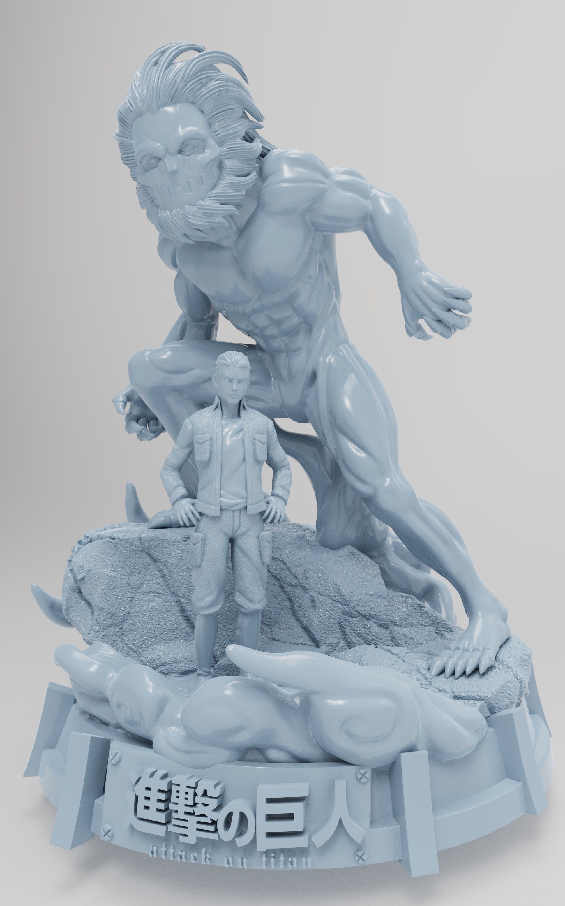 TITAN MANDIBULA AND PORKO  3D print model_6