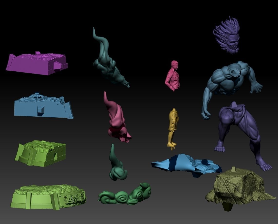 TITAN MANDIBULA AND PORKO  3D print model_4