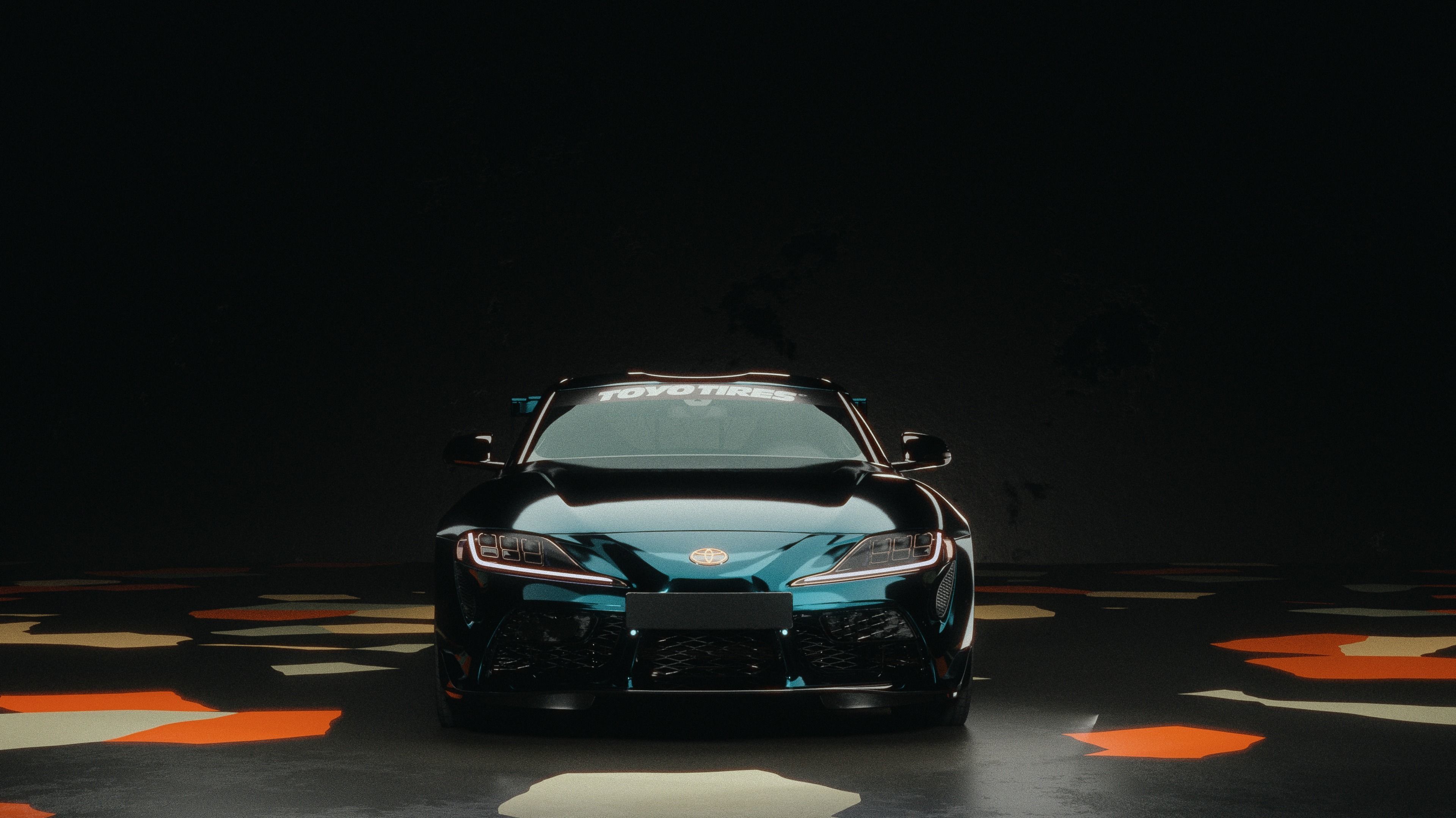  Toyota GR Supra A90 3d concept cgi Low-poly 3D model_2