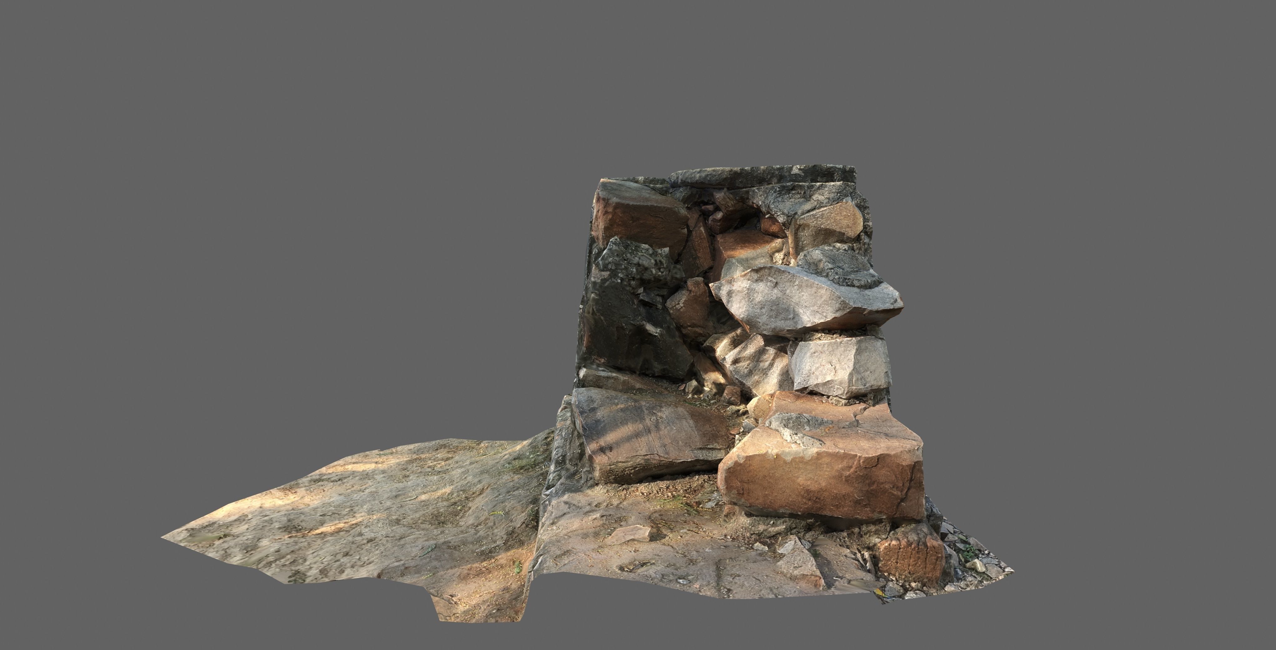 Scanned 3D Model Low Poly Pack Low-poly 3D model_8