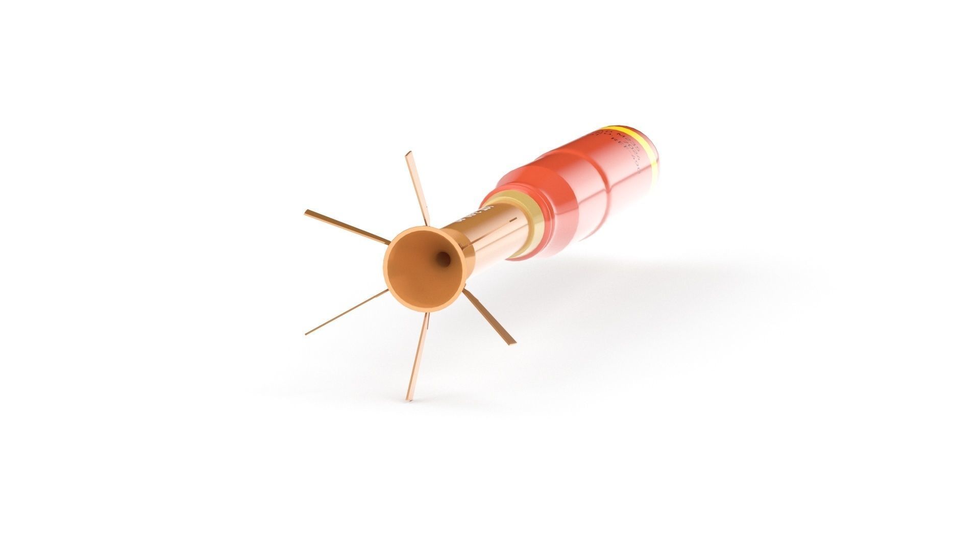 Incendiary Rocket 66 mm M74 3D model_14