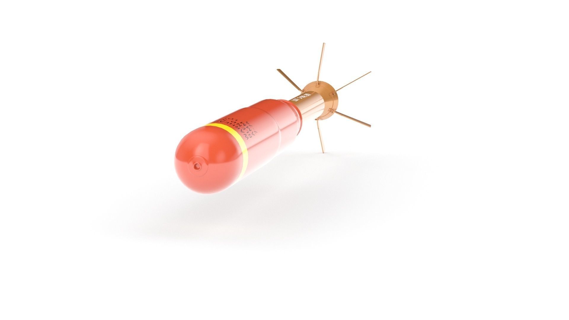 Incendiary Rocket 66 mm M74 3D model_22