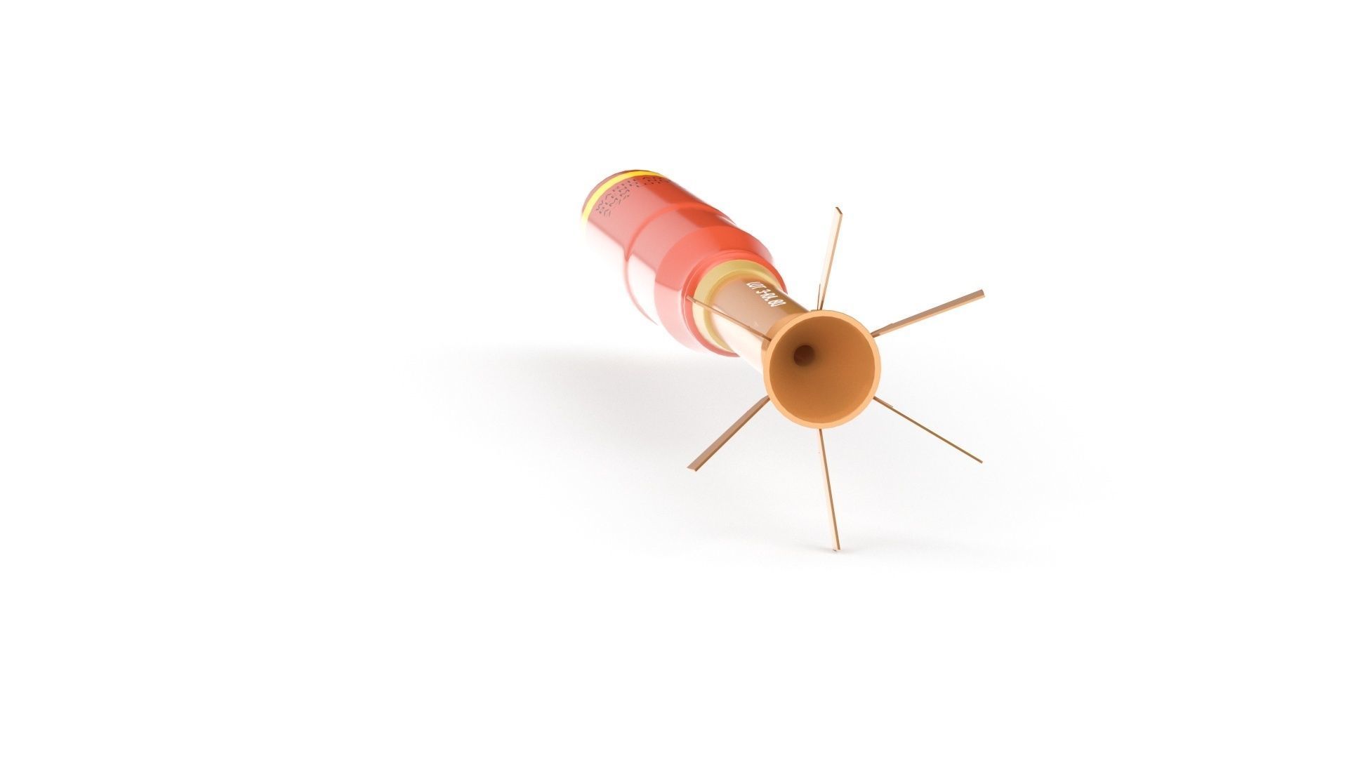 Incendiary Rocket 66 mm M74 3D model_16
