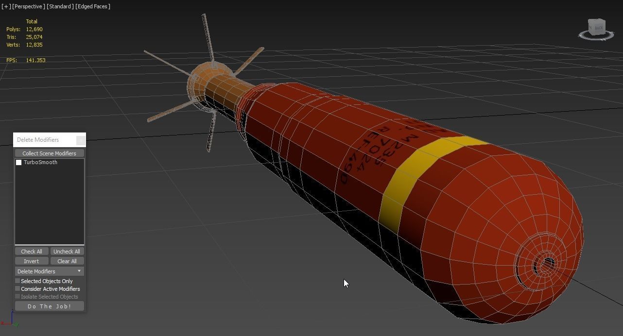 Incendiary Rocket 66 mm M74 3D model_5