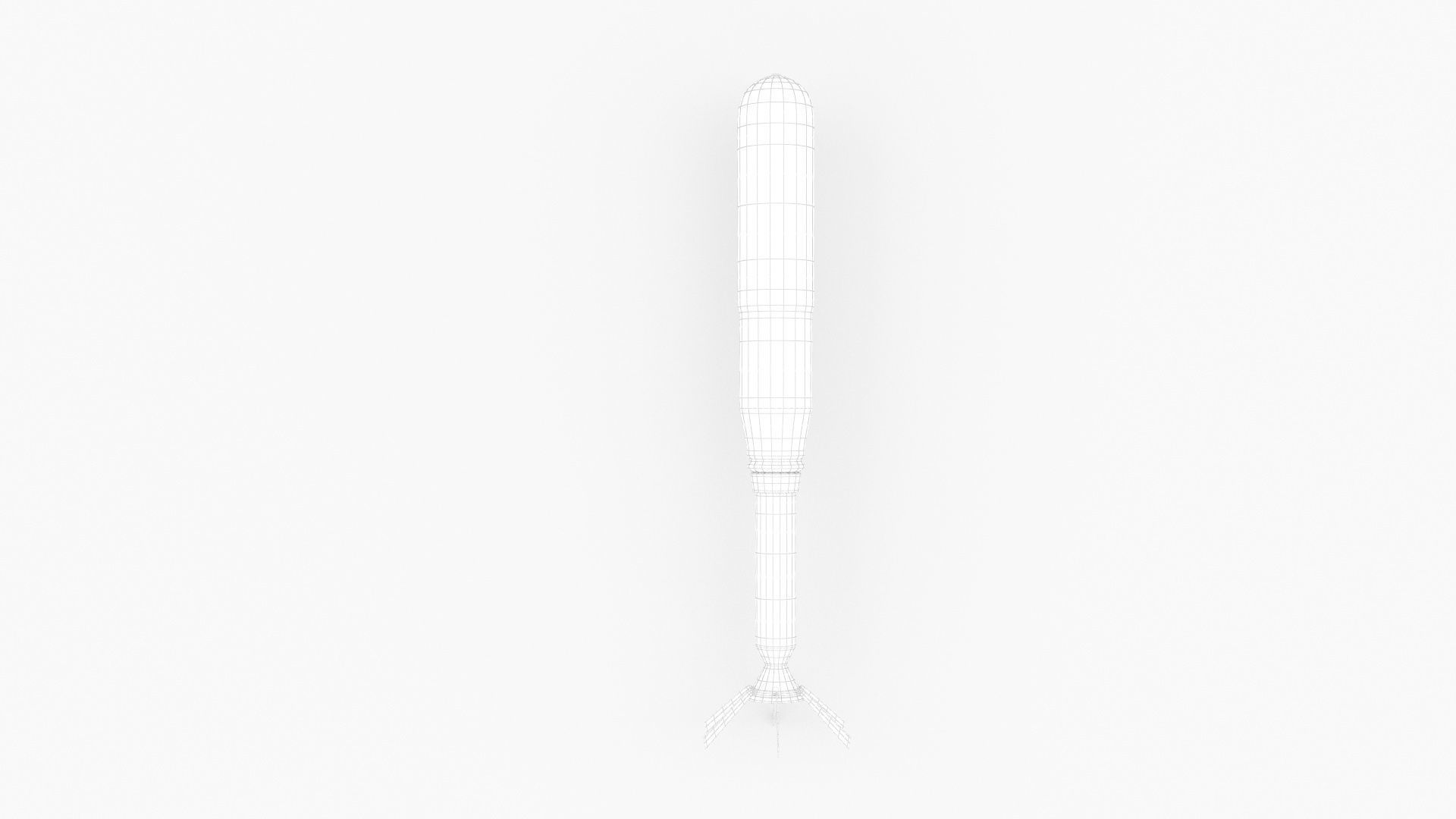 Incendiary Rocket 66 mm M74 3D model_11