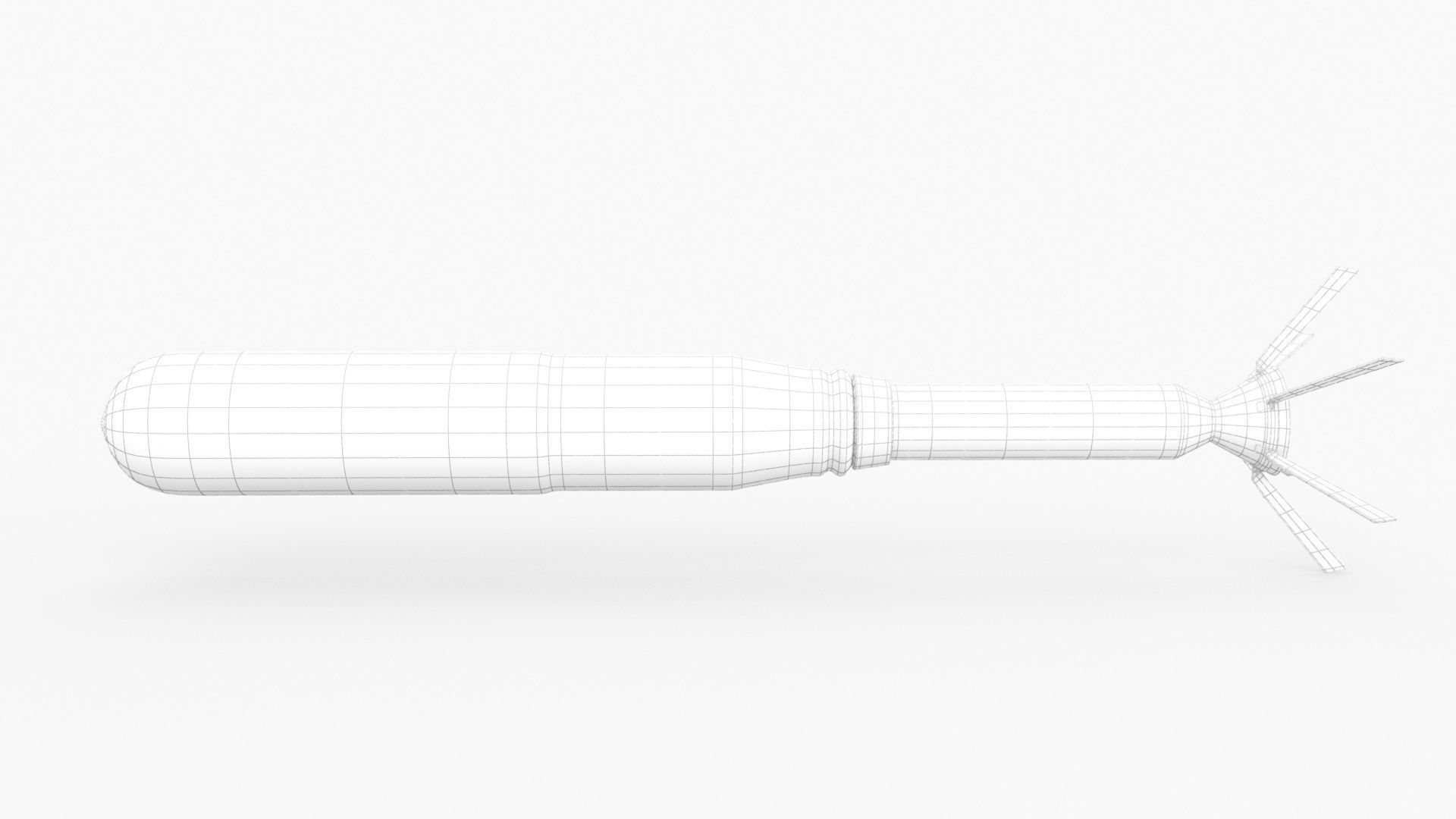 Incendiary Rocket 66 mm M74 3D model_9