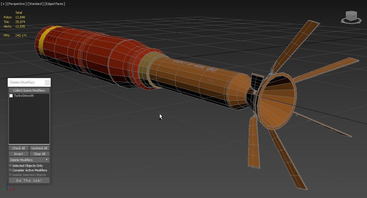 Incendiary Rocket 66 mm M74 3D model_3