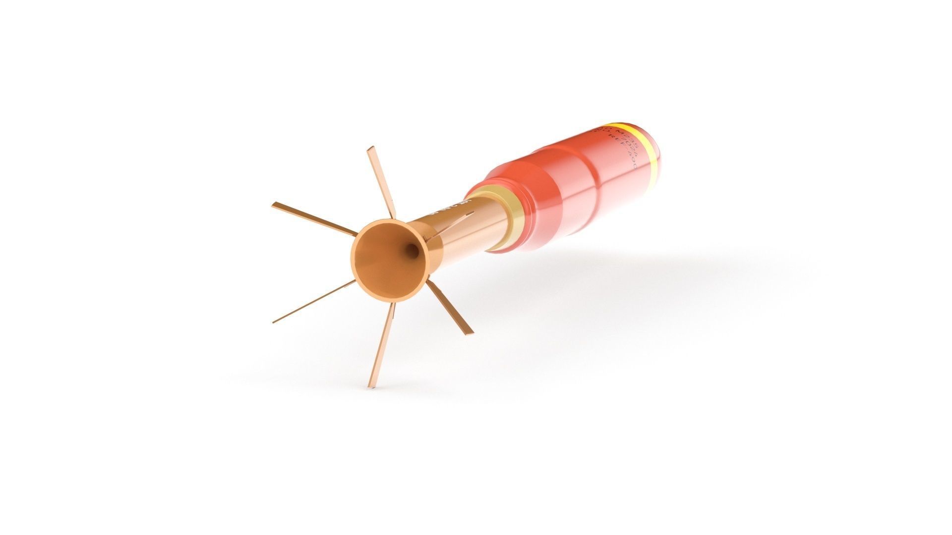 Incendiary Rocket 66 mm M74 3D model_13