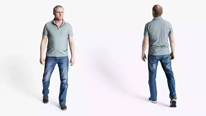 The Man Is Walking Ks00009