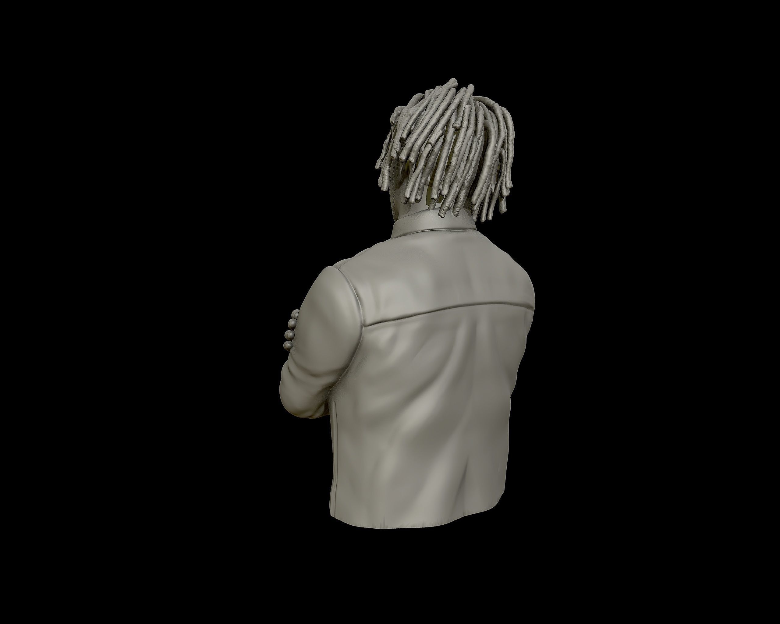 Kendrick Lamar model 2 Bust 3D print model 3D print model_14