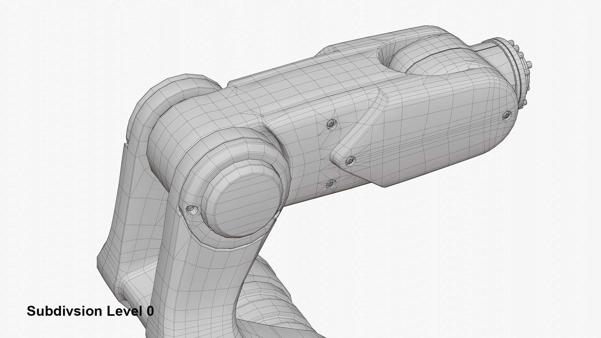 Robotic Arm 3D model_16