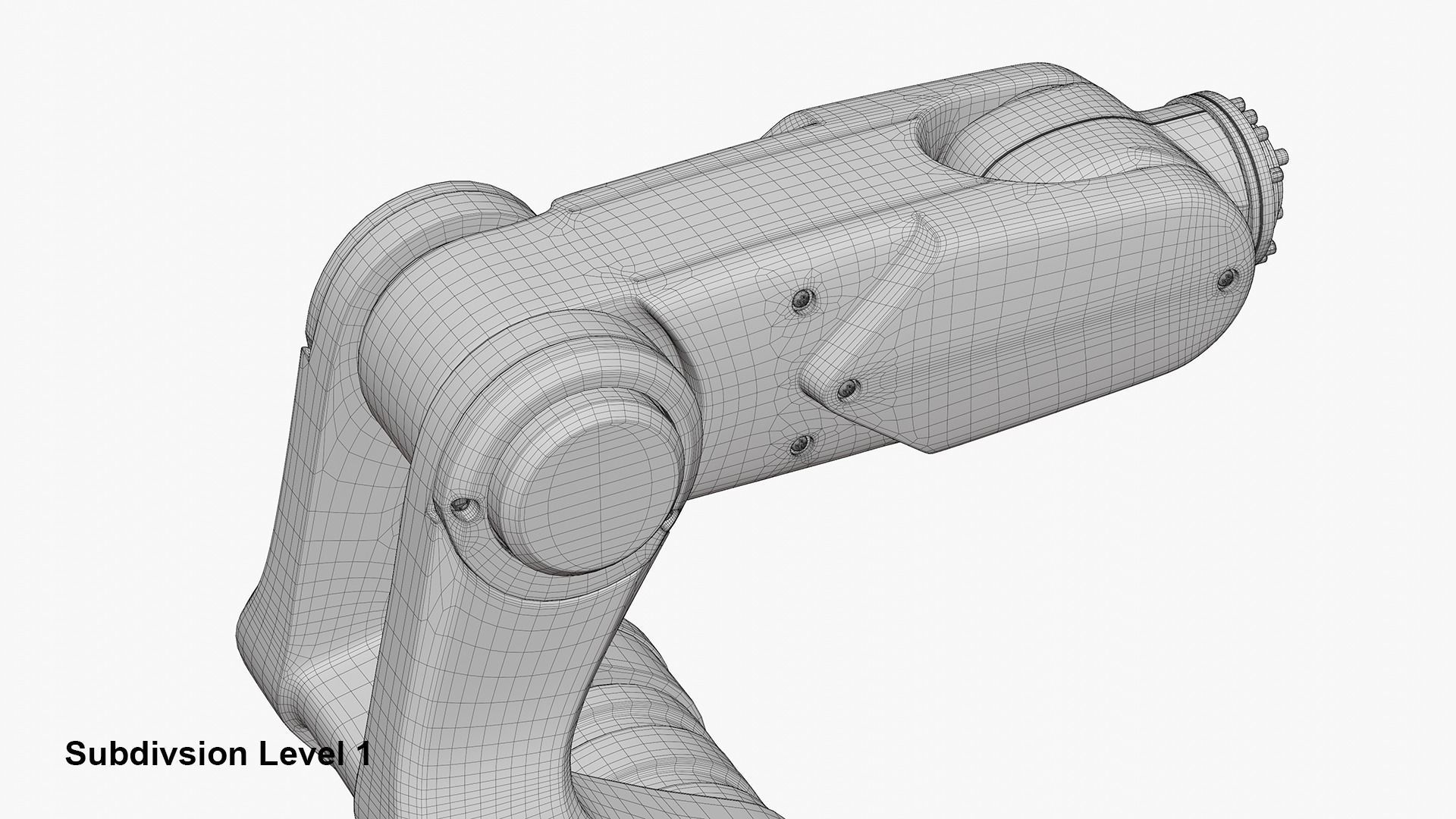Robotic Arm 3D model_17