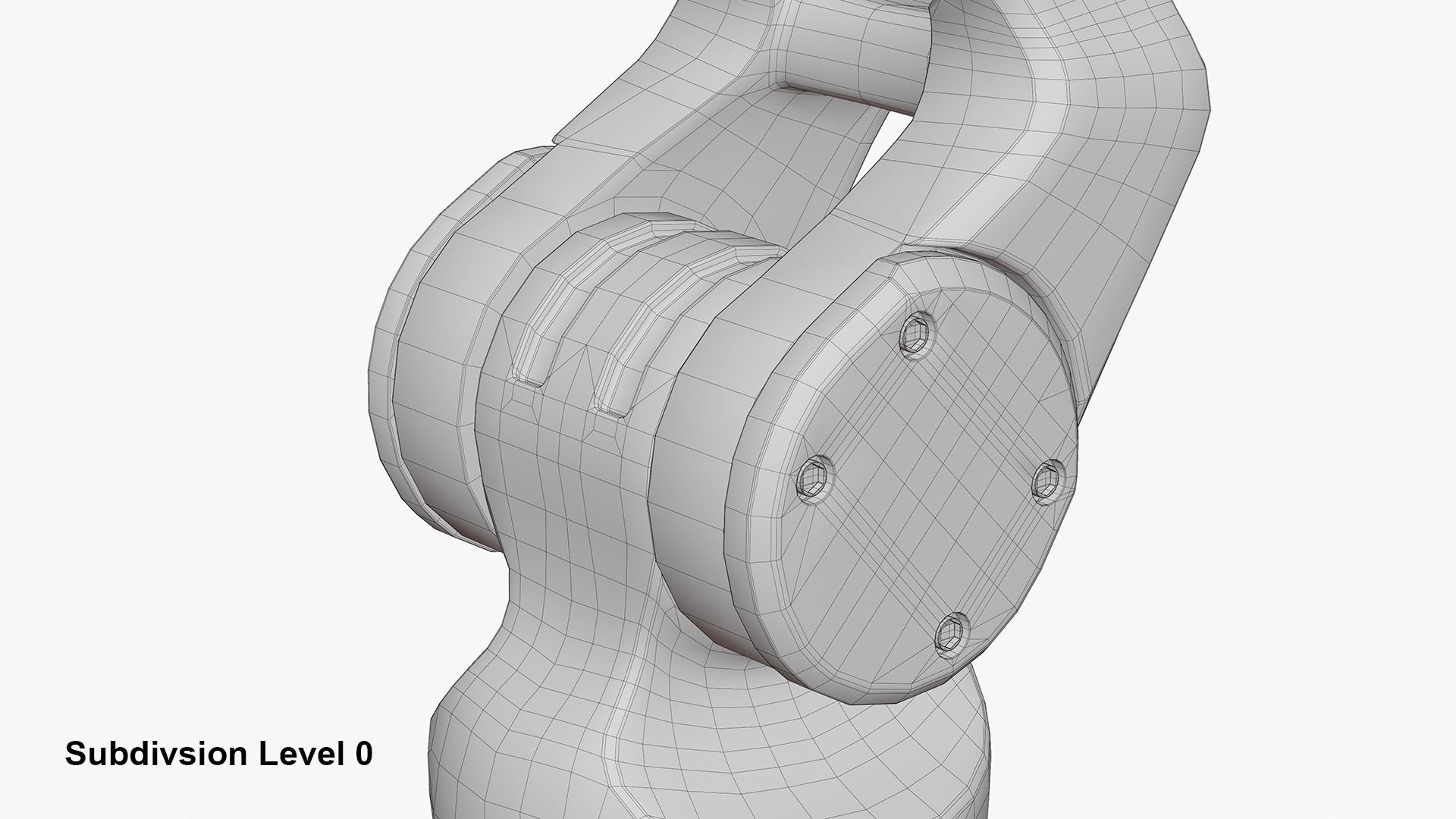 Robotic Arm 3D model_19