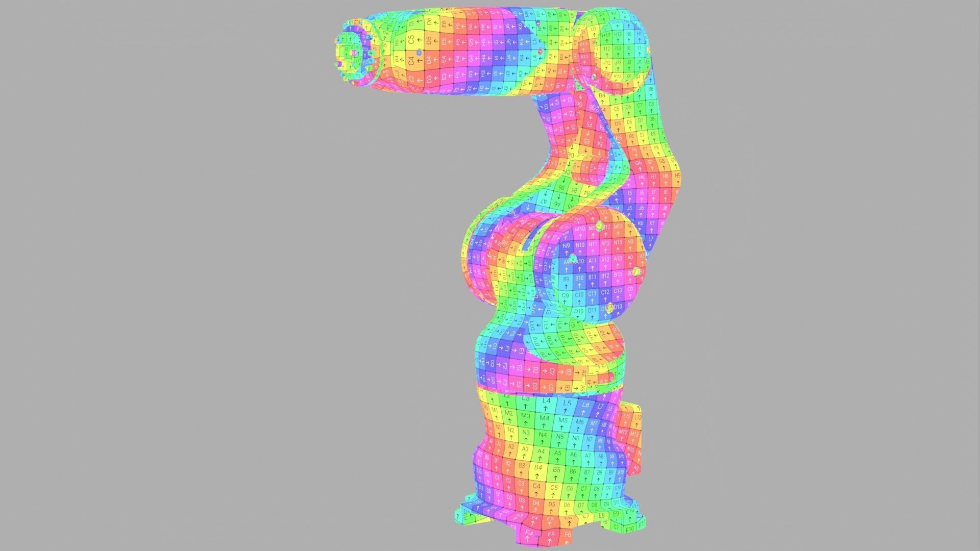 Robotic Arm 3D model_30