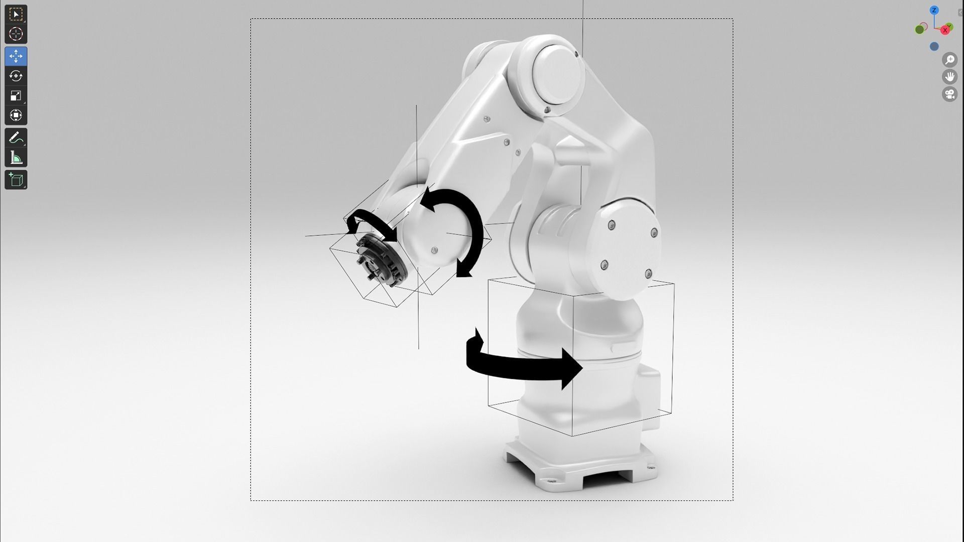 Robotic Arm 3D model_29