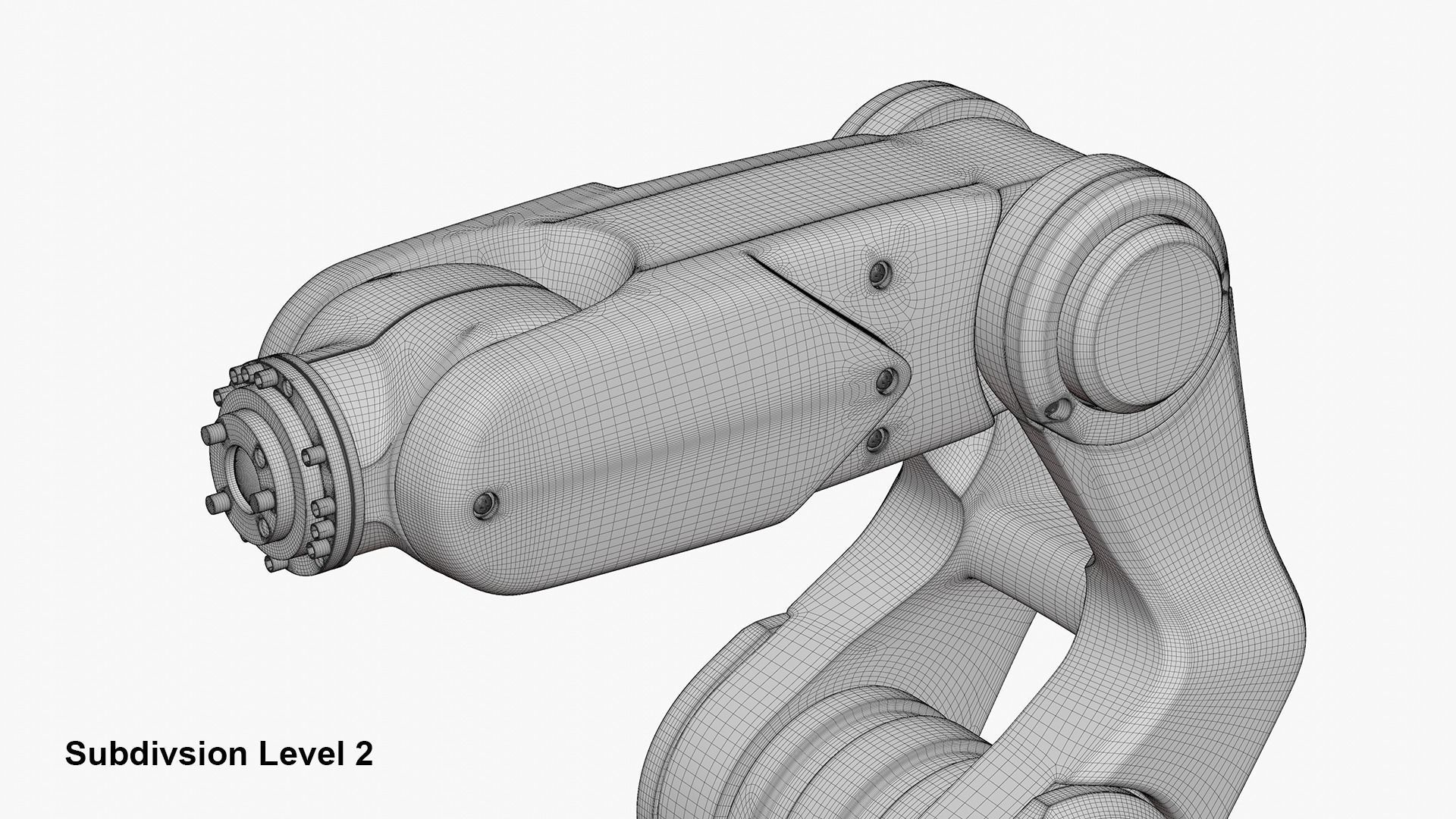 Robotic Arm 3D model rigged | CGTrader