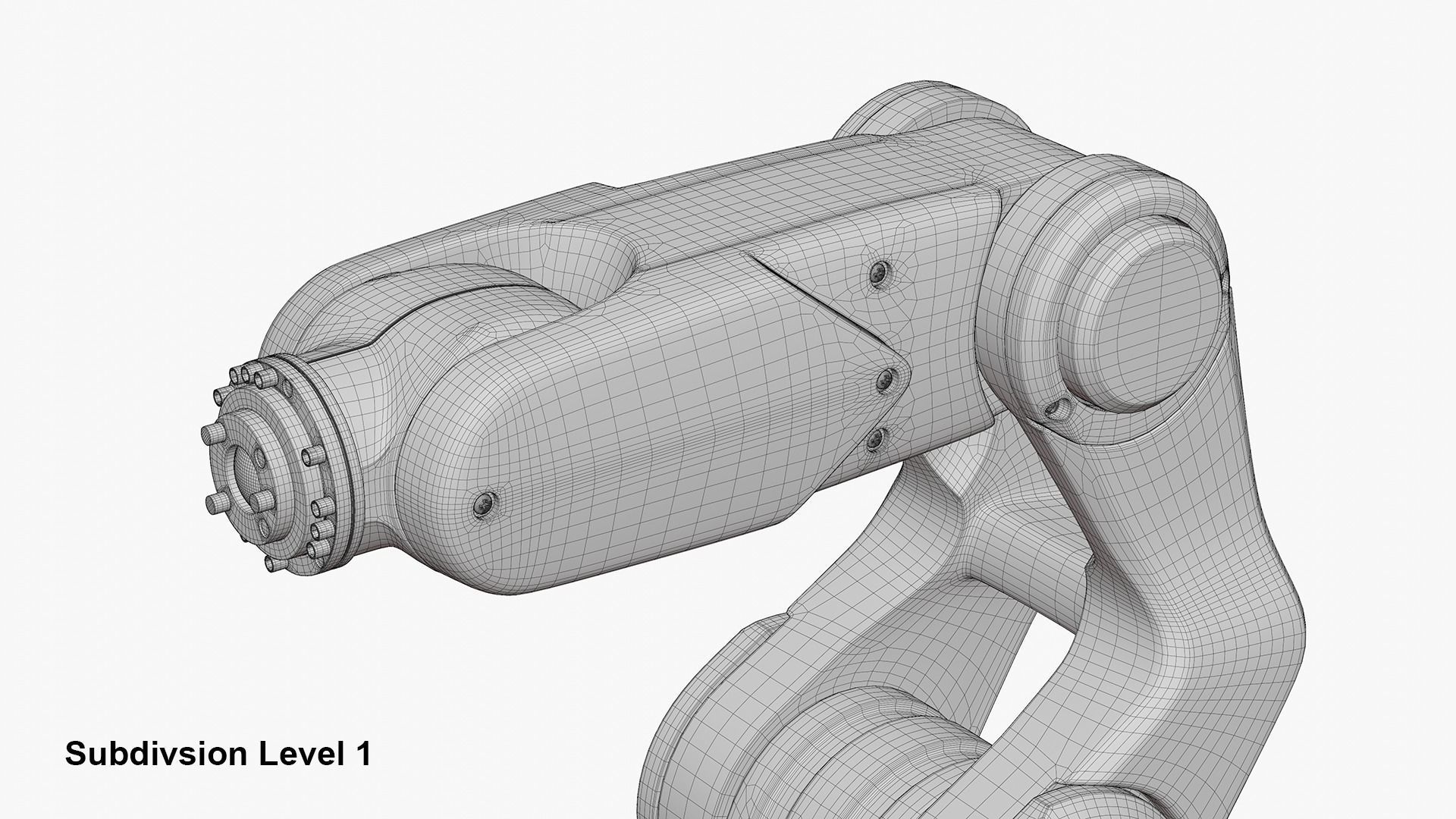 Robotic Arm 3D model_14