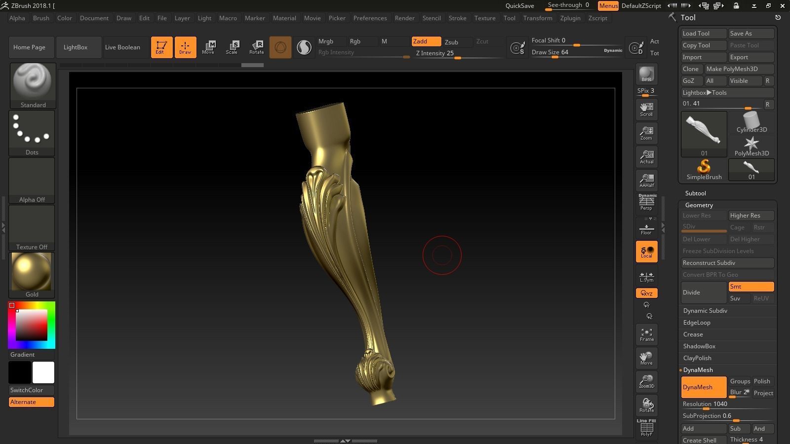 Furniture Legs Tables Chairs CNC Wood 1003 3D print model_6