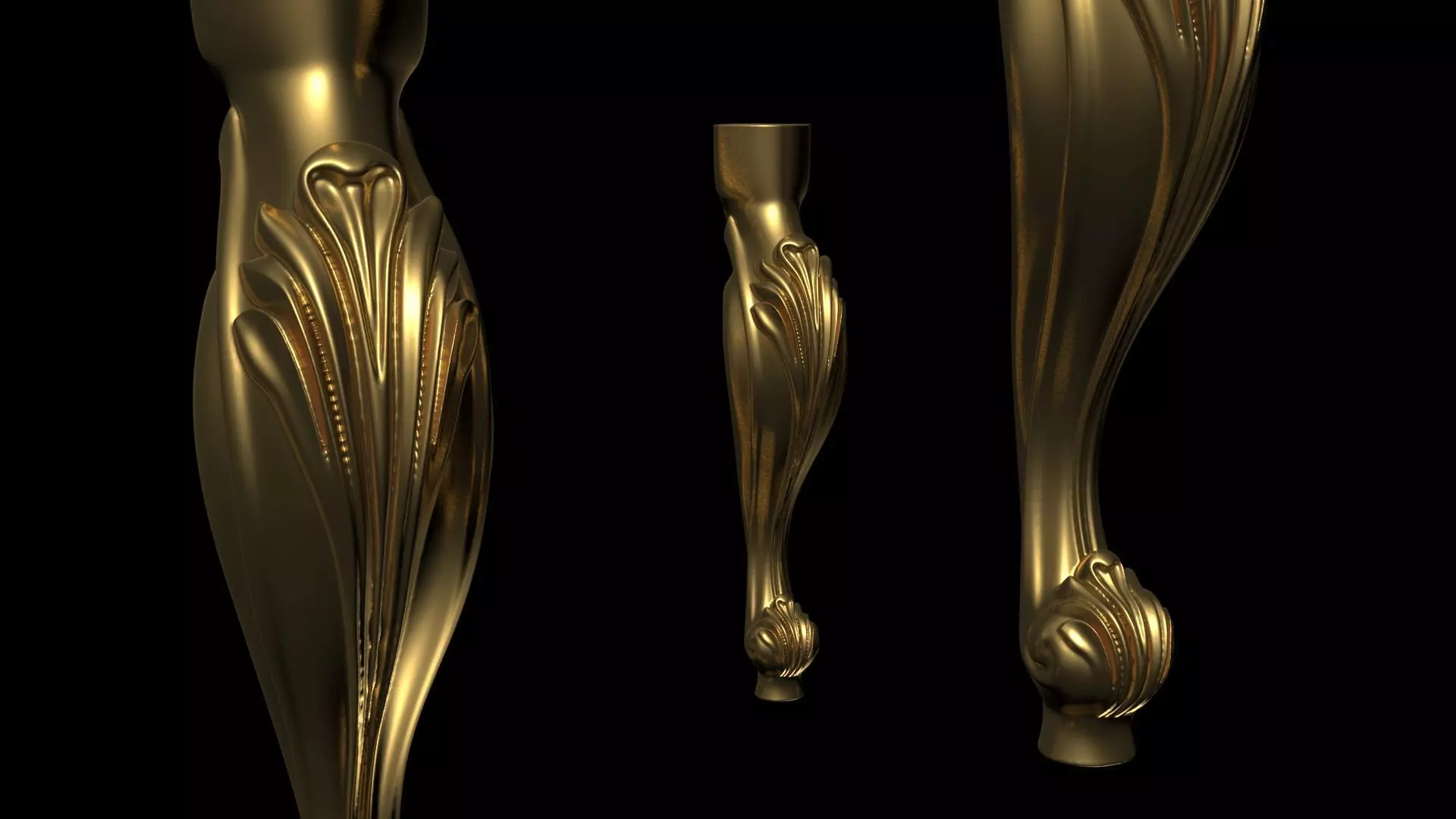 Furniture Legs Tables Chairs CNC Wood 1003 3D print model_0