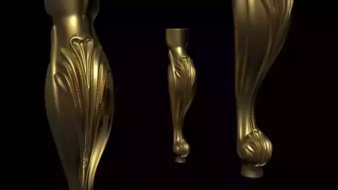 Furniture Legs Tables Chairs CNC Wood 1003