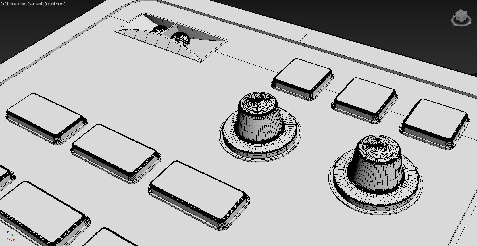 Roland A-49 MIDI Keyboard Controller 3D model_21