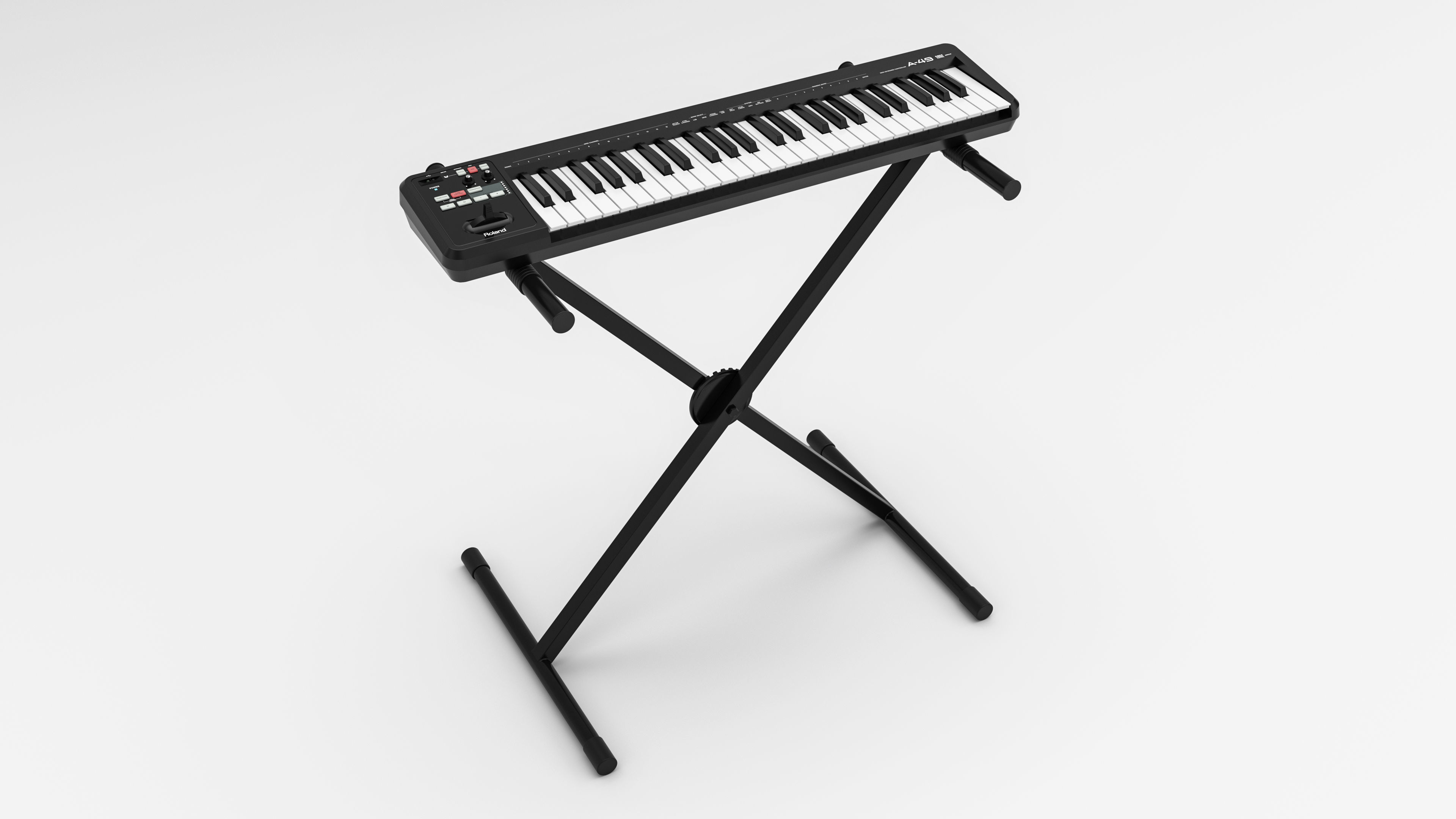 Roland A-49 MIDI Keyboard Controller 3D model_6