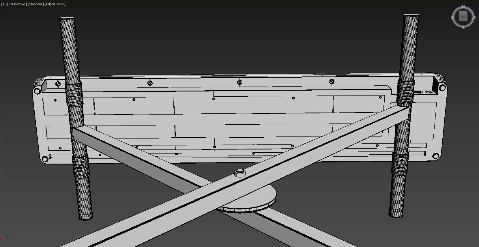 Roland A-49 MIDI Keyboard Controller 3D model_19