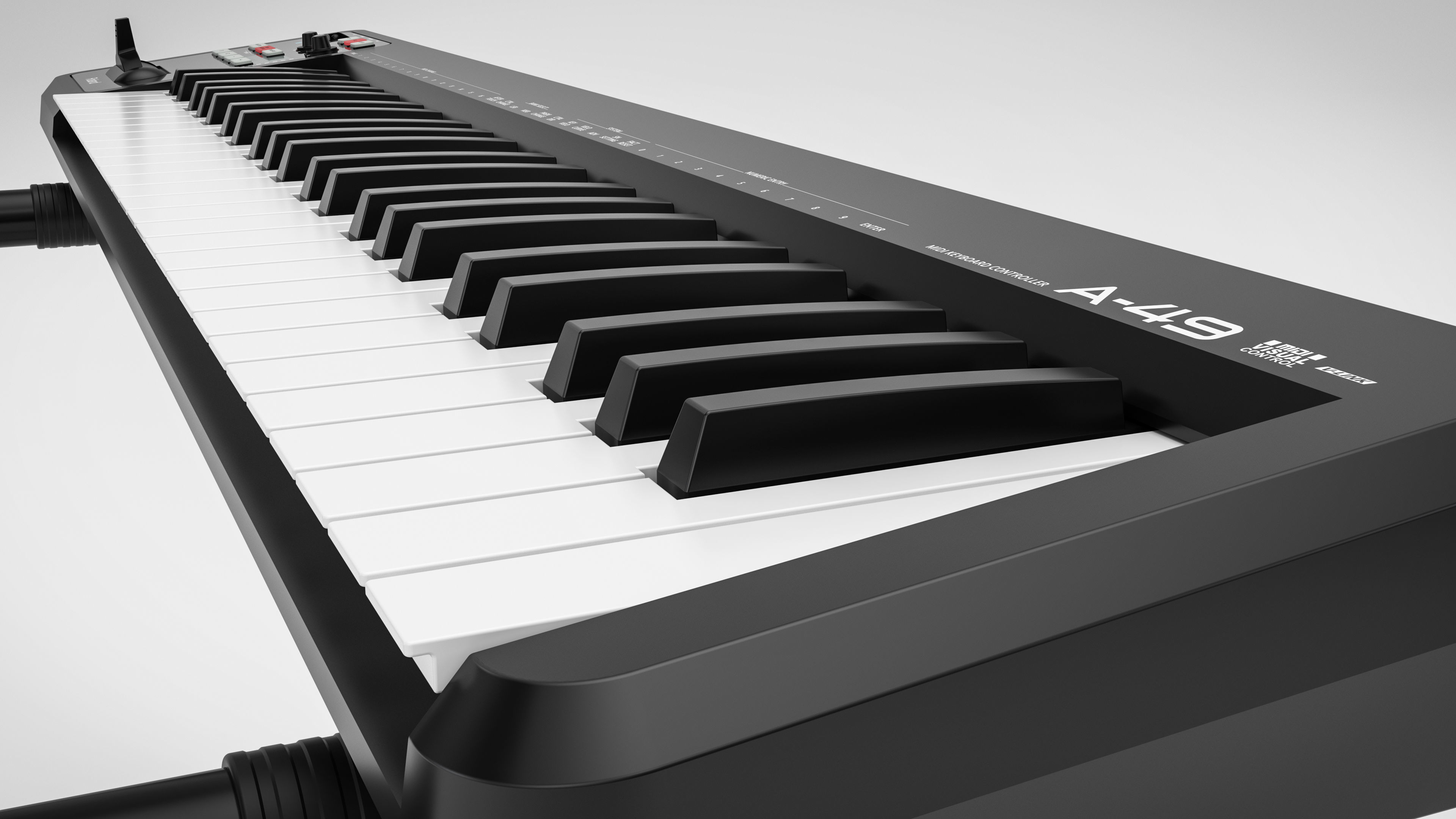 Roland A-49 MIDI Keyboard Controller 3D model_10