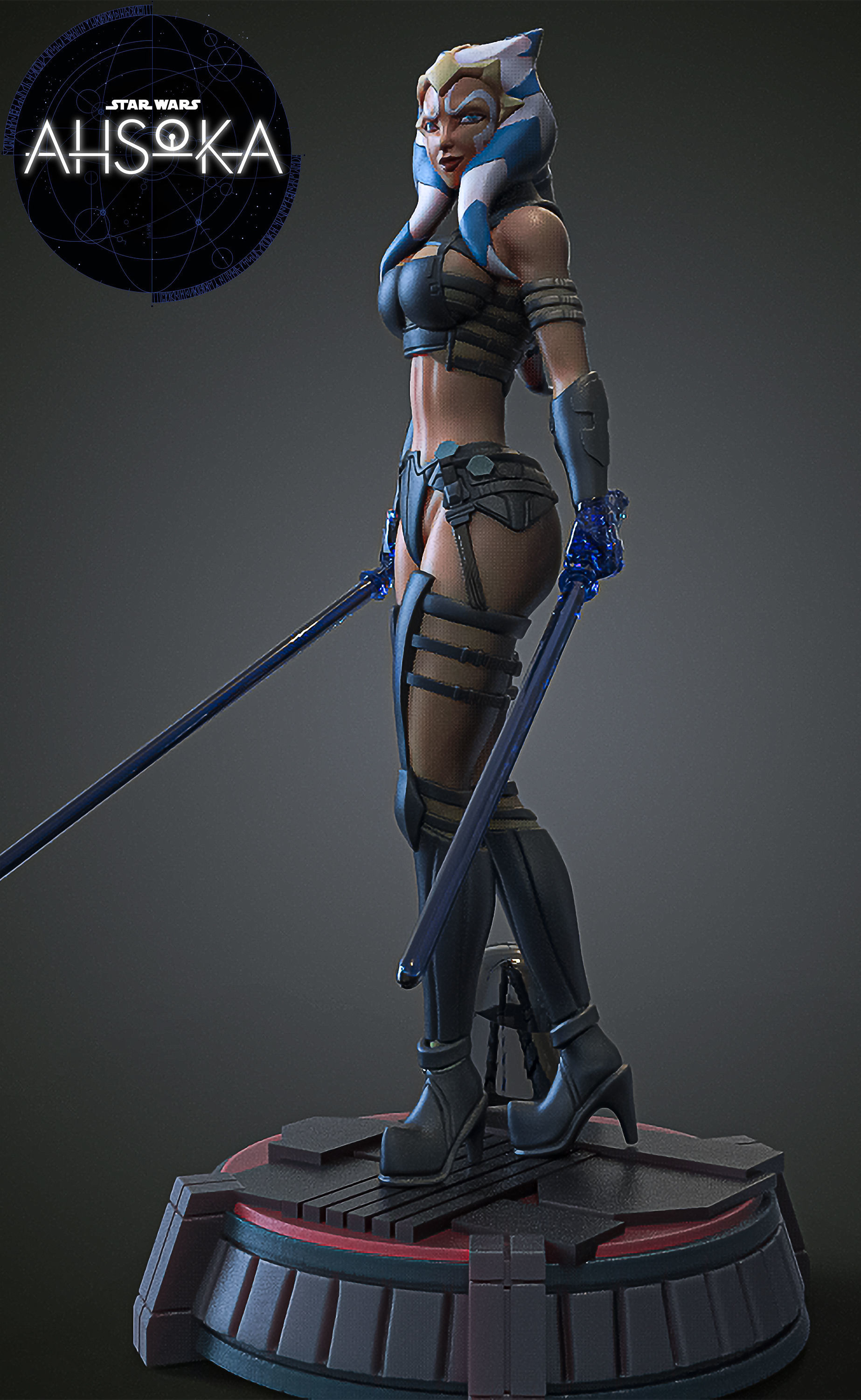  ahsoka - star wars 3D print model_3