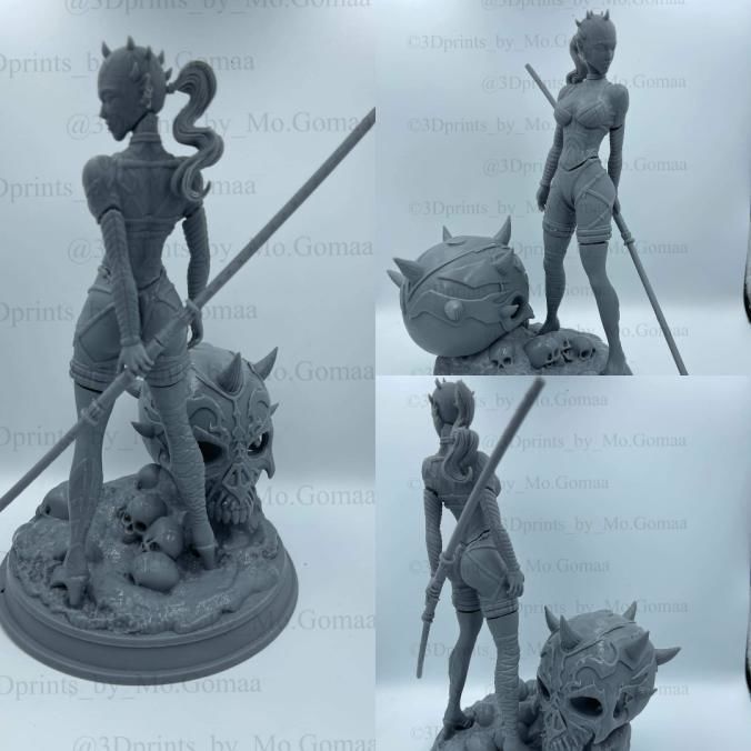 DARTH MAUL  GIRL - STAR WARS 3D print model_3