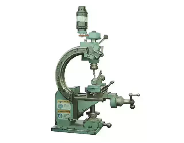 Drill machine very old electric drill machine  3D model