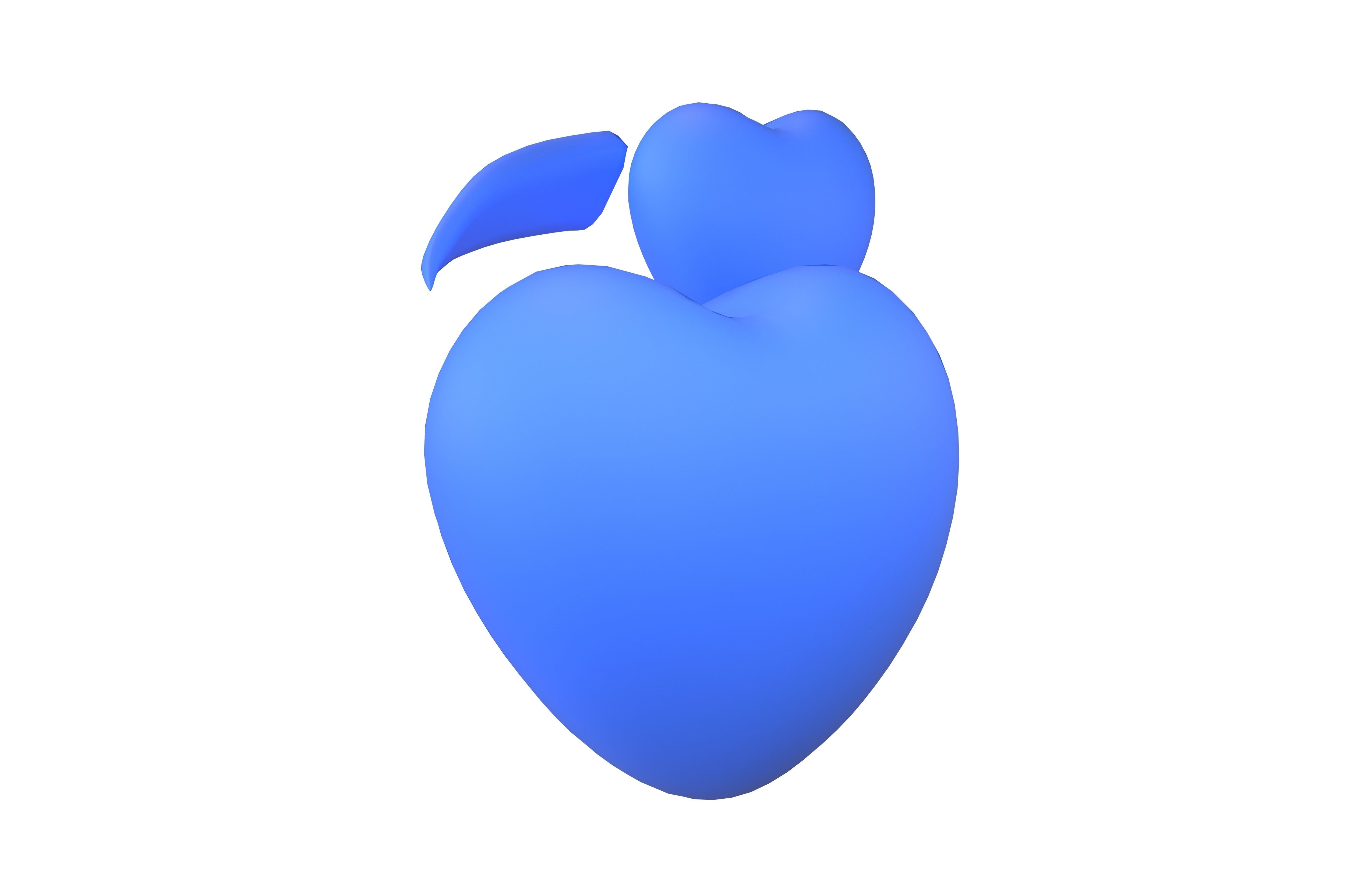 Revolving Hearts v1 005 Low-poly 3D model_3