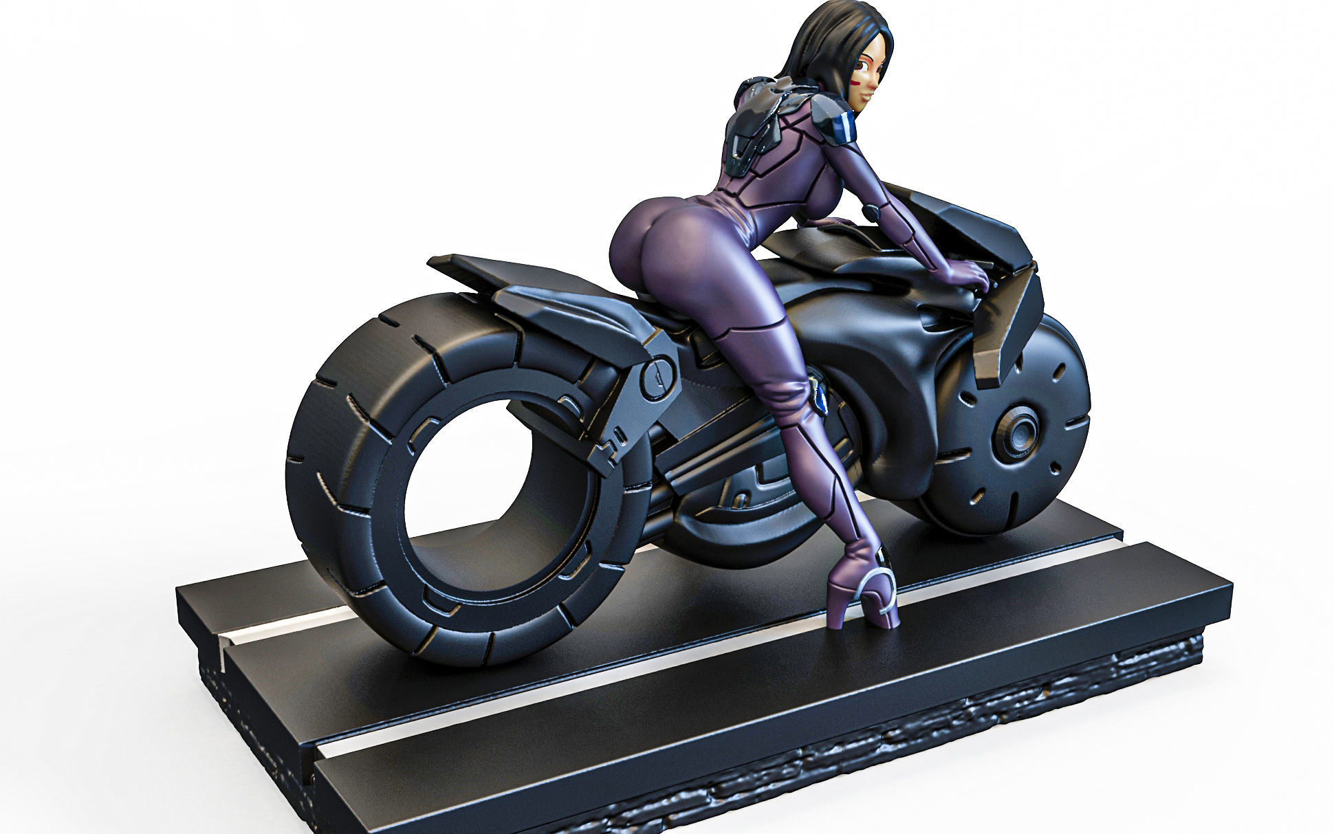 ALITA -MOTORCYCLIST 3D print model_1