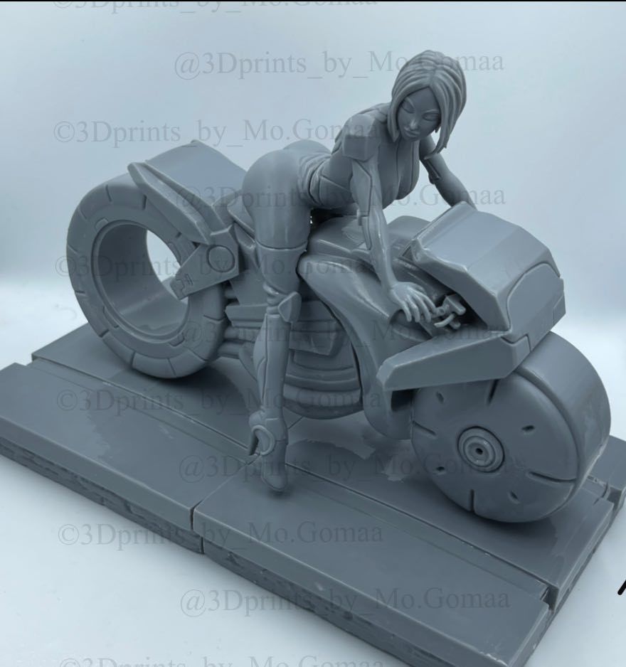 ALITA -MOTORCYCLIST 3D print model_3