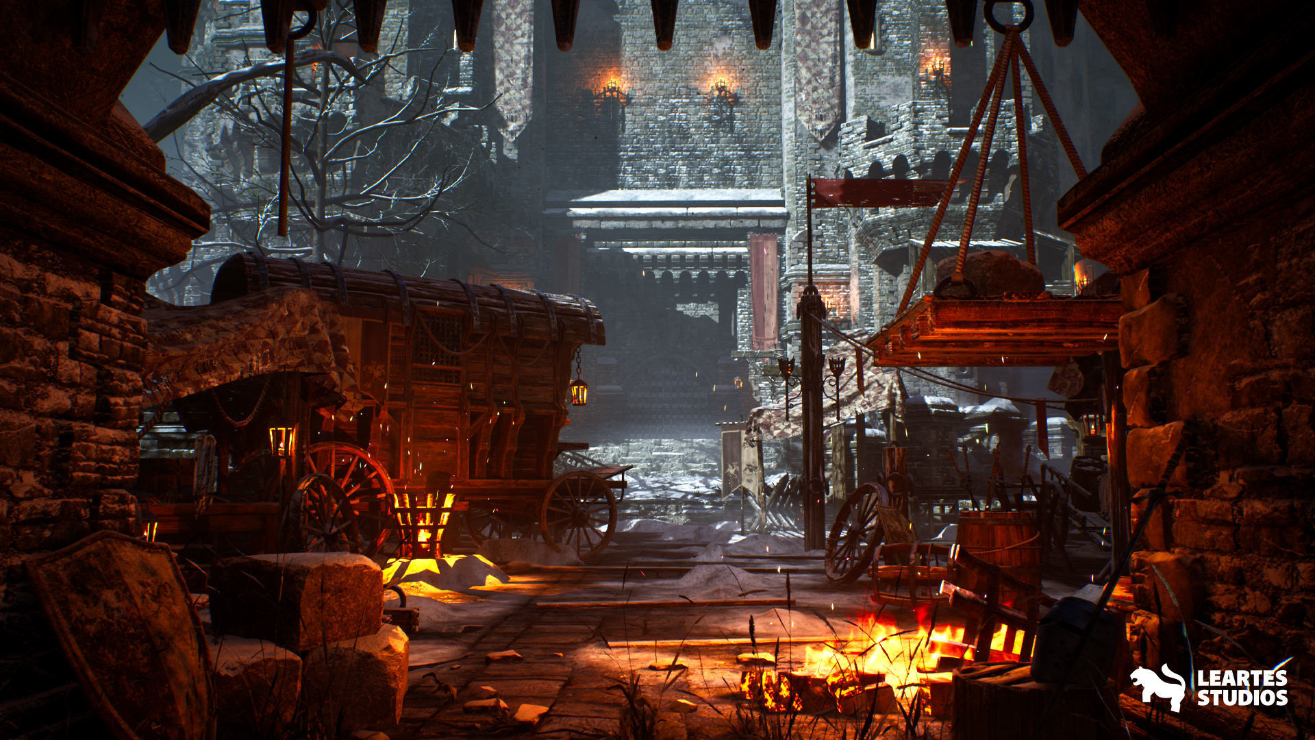 Siege of Ponthus Environment Low-poly 3D model_6