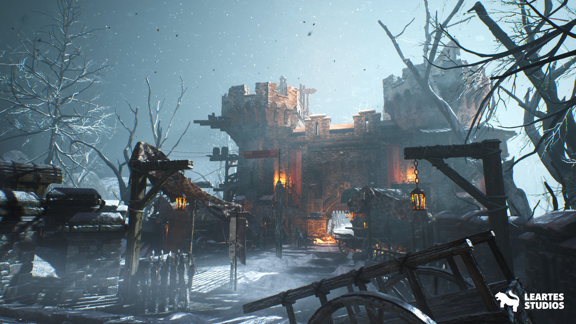 Siege of Ponthus Environment Low-poly 3D model_9