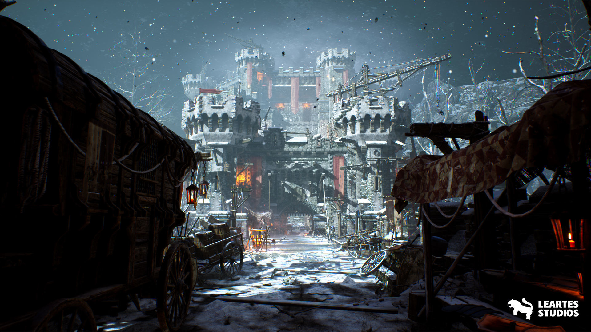 Siege of Ponthus Environment Low-poly 3D model_3