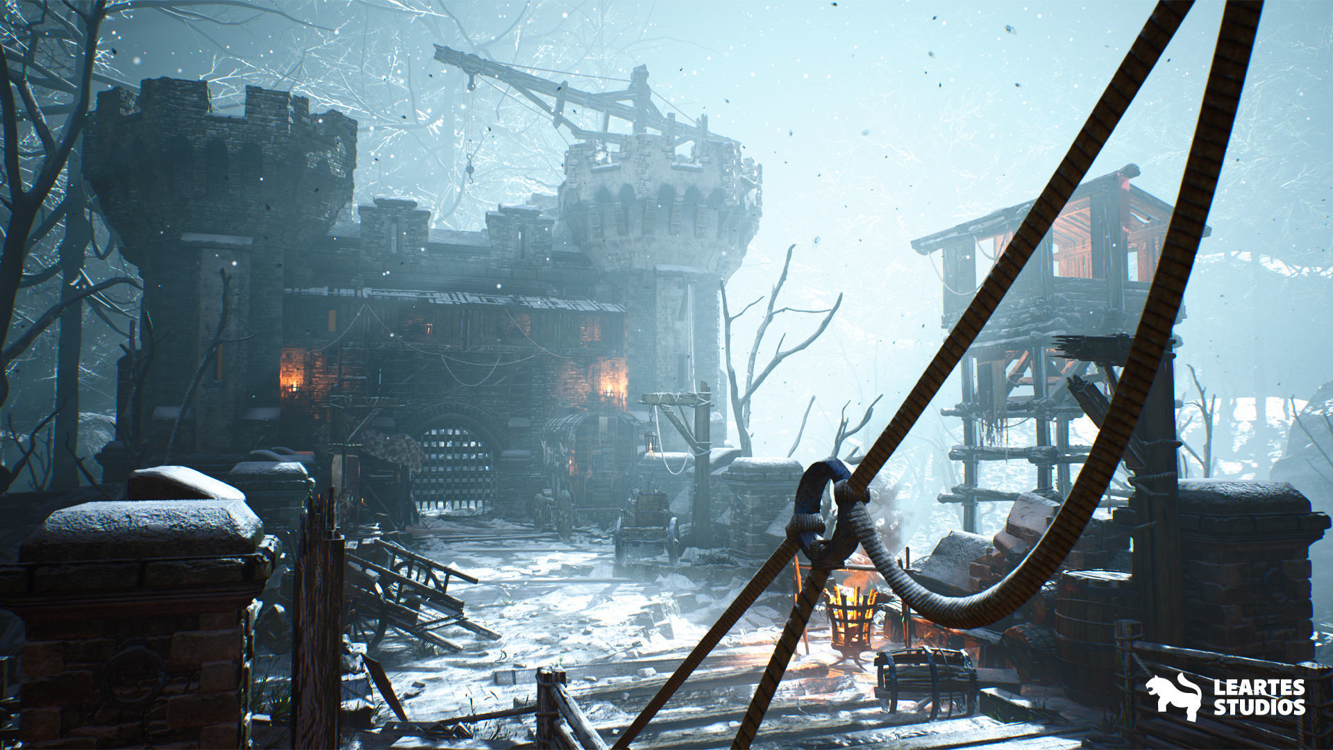 Siege of Ponthus Environment Low-poly 3D model_10