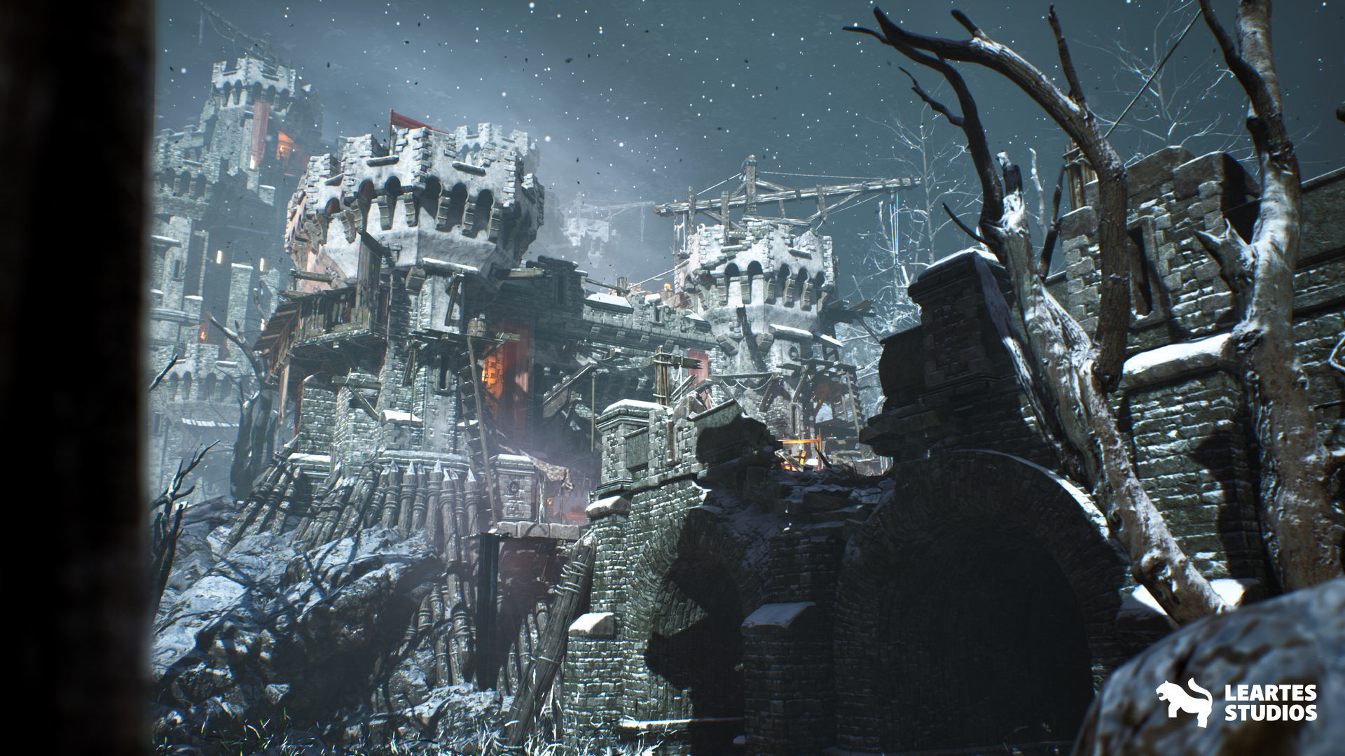 Siege of Ponthus Environment Low-poly 3D model_11