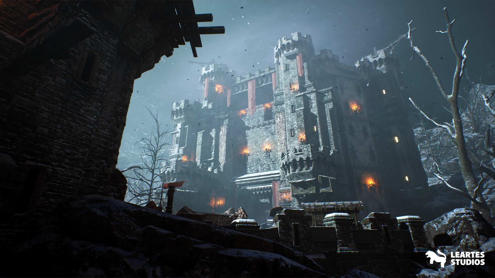 Siege of Ponthus Environment Low-poly 3D model_4