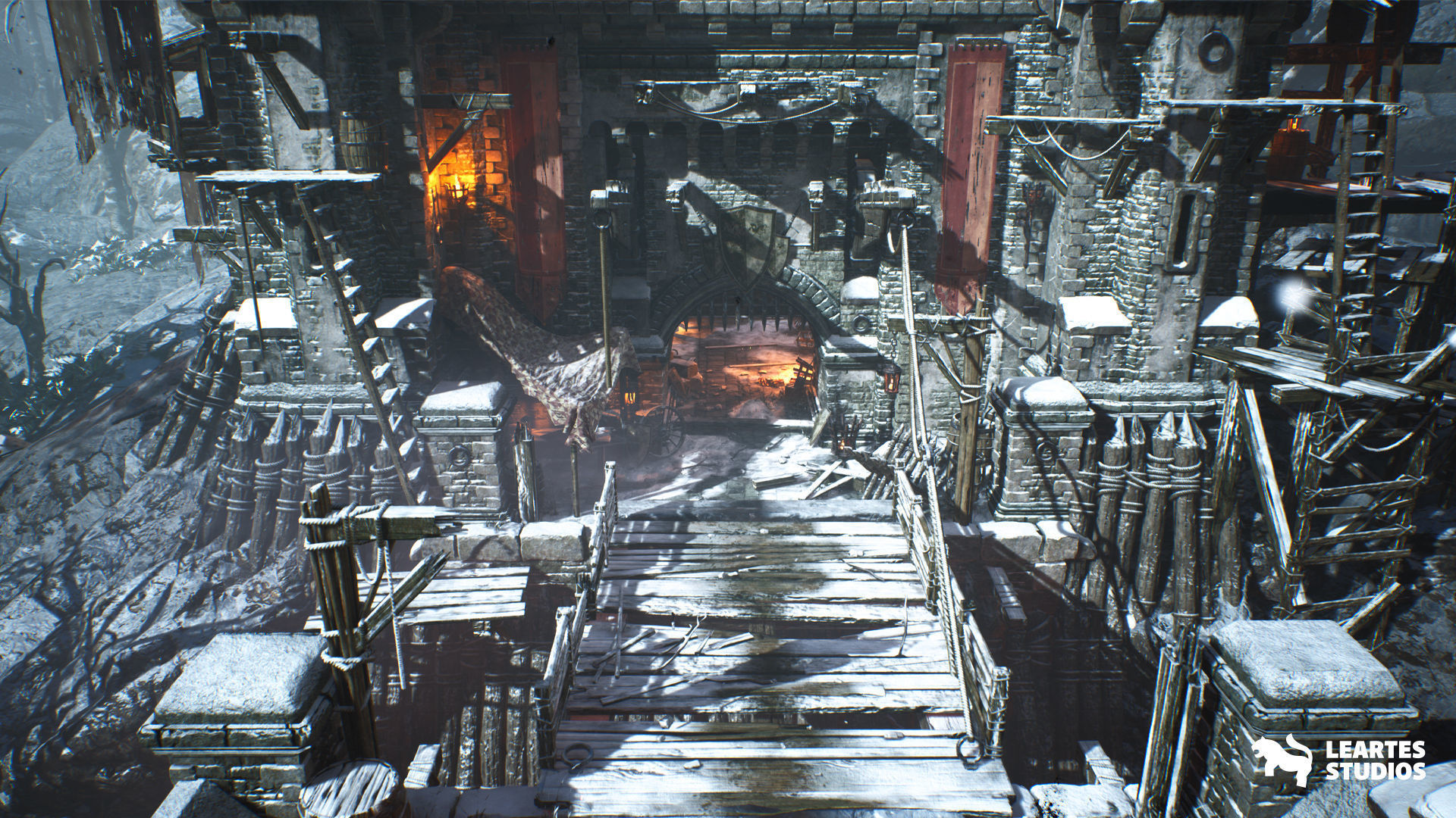 Siege of Ponthus Environment Low-poly 3D model_7