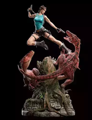 LARA CROFT THE LOST VALLEY 3D print model
