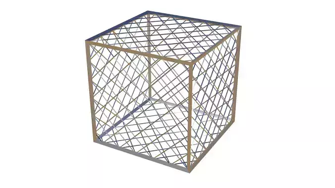 Cubical Cage 3d Model