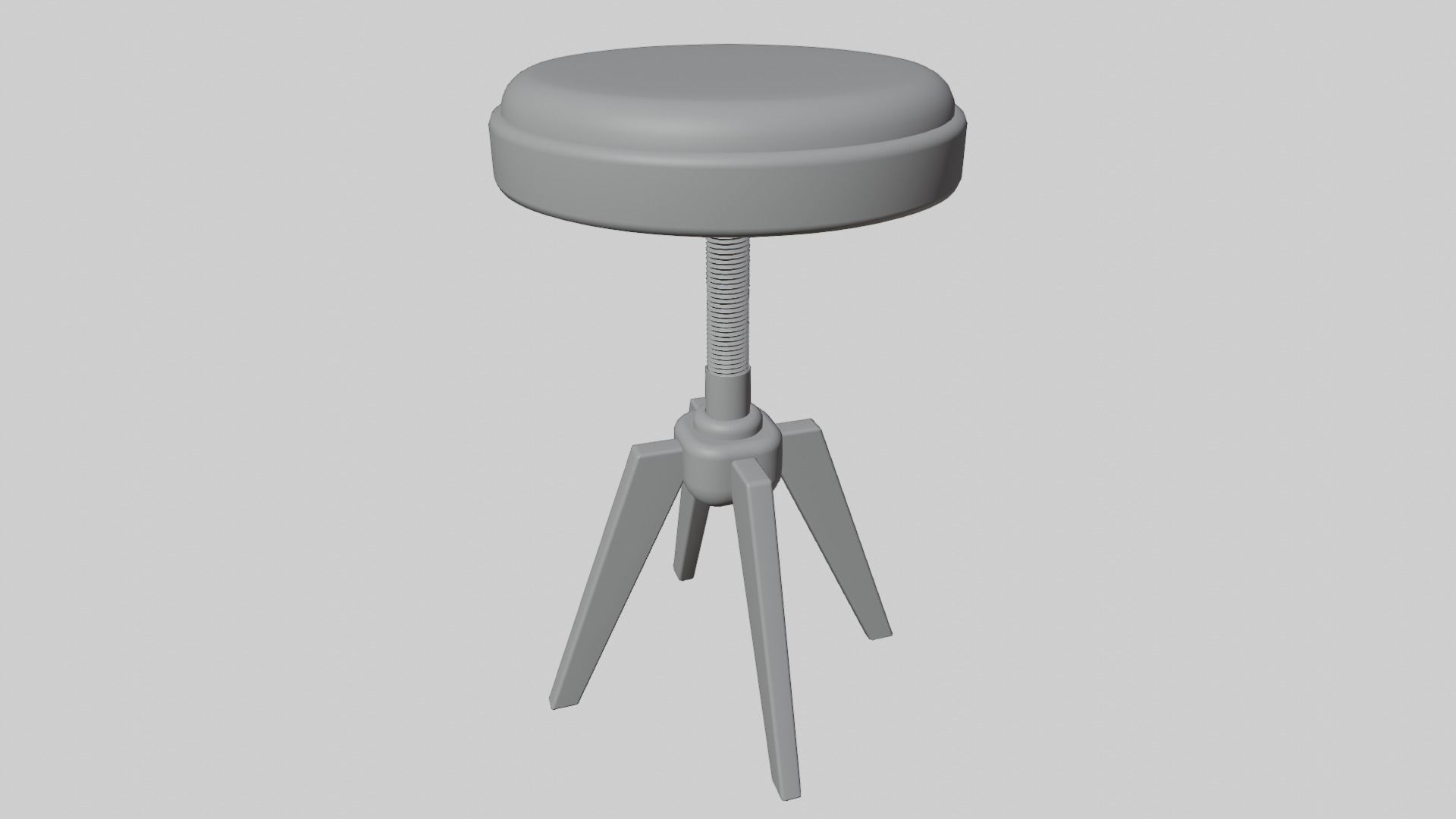 Electronic Piano and Piano Stool 3D Model Collection_20