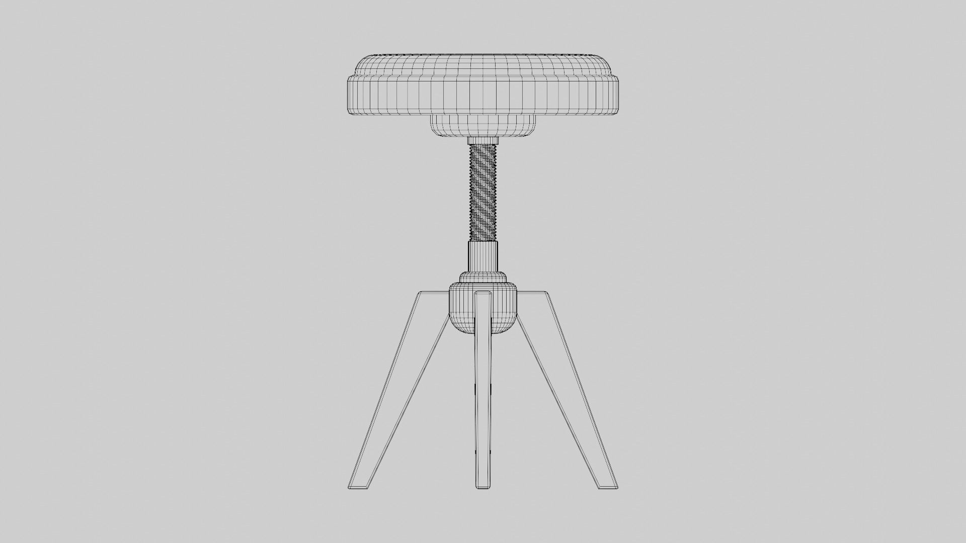 Electronic Piano and Piano Stool 3D Model Collection_24