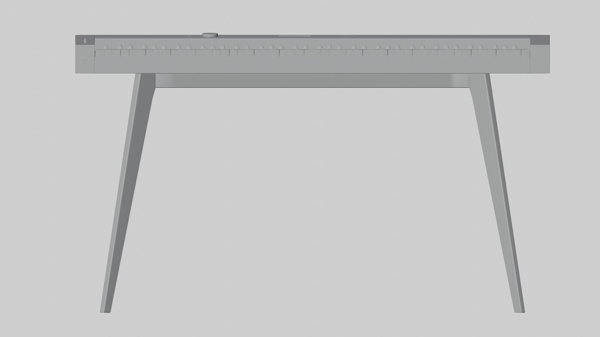 Electronic Piano and Piano Stool 3D Model Collection_10