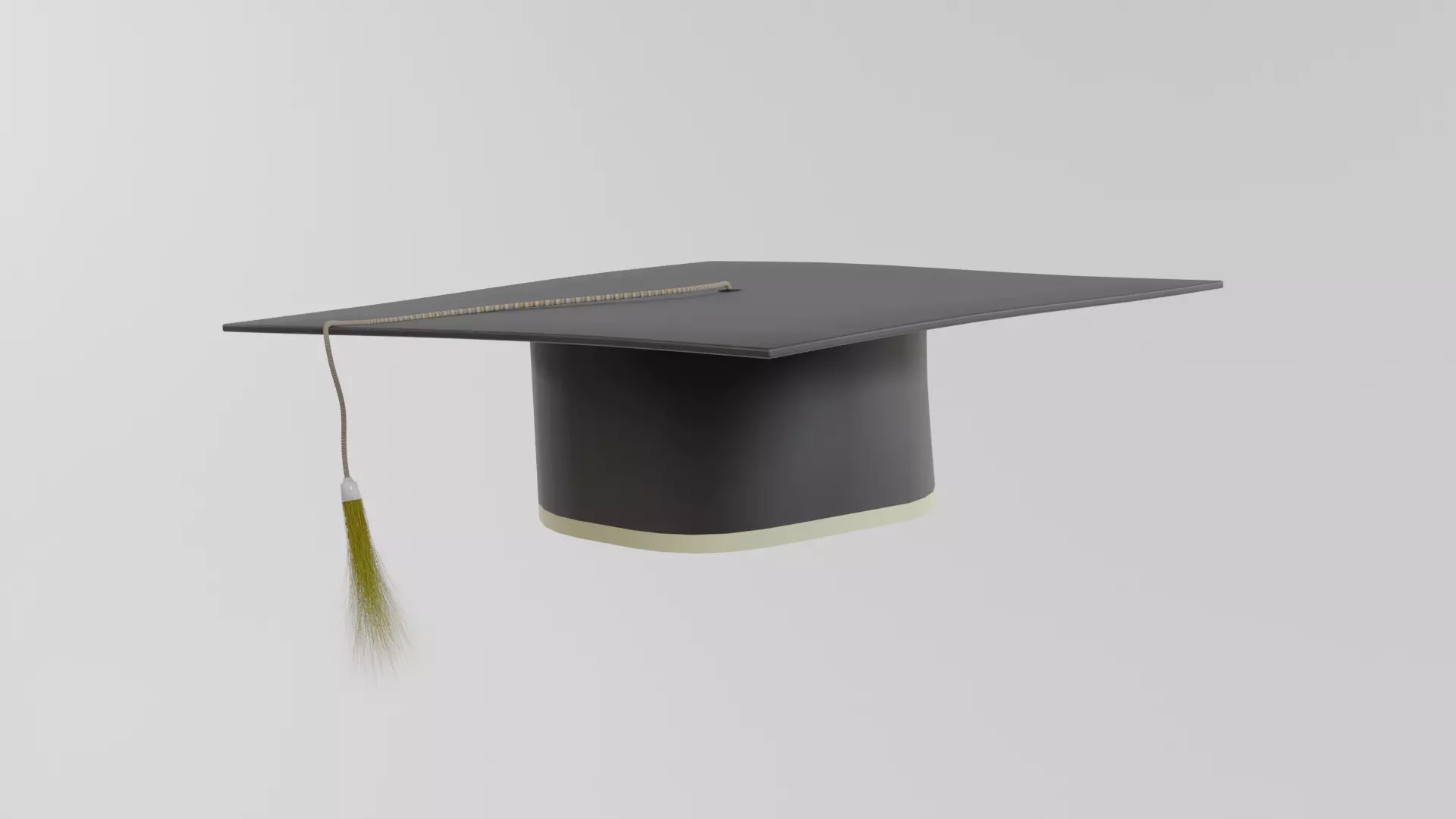 Academic Graduation Hat  3D model_0