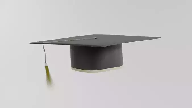 Academic Graduation Hat  3D model
